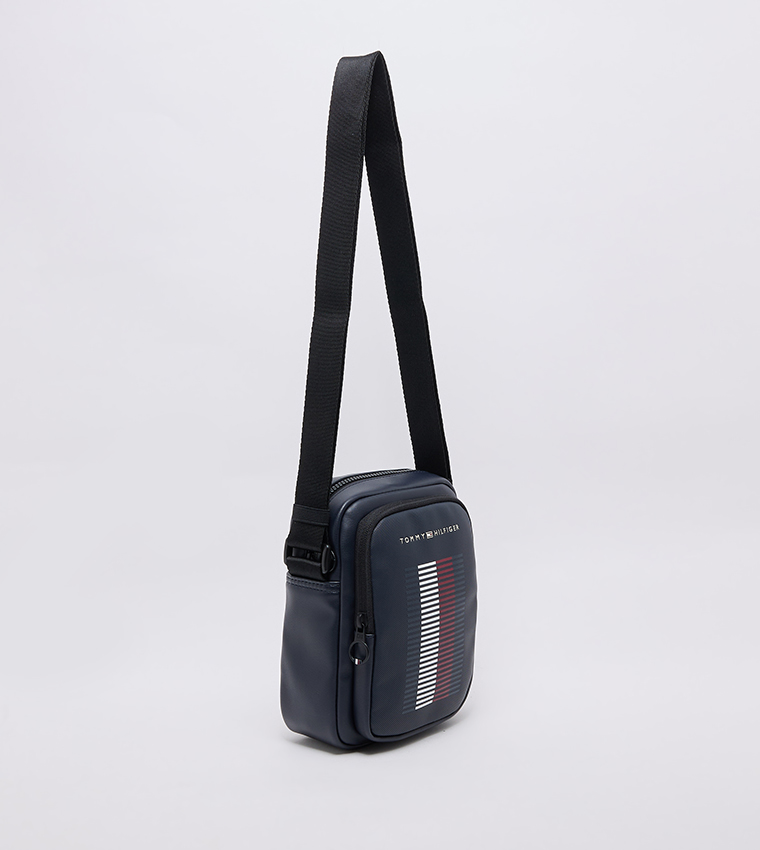 Logo Detail Reporter Bag