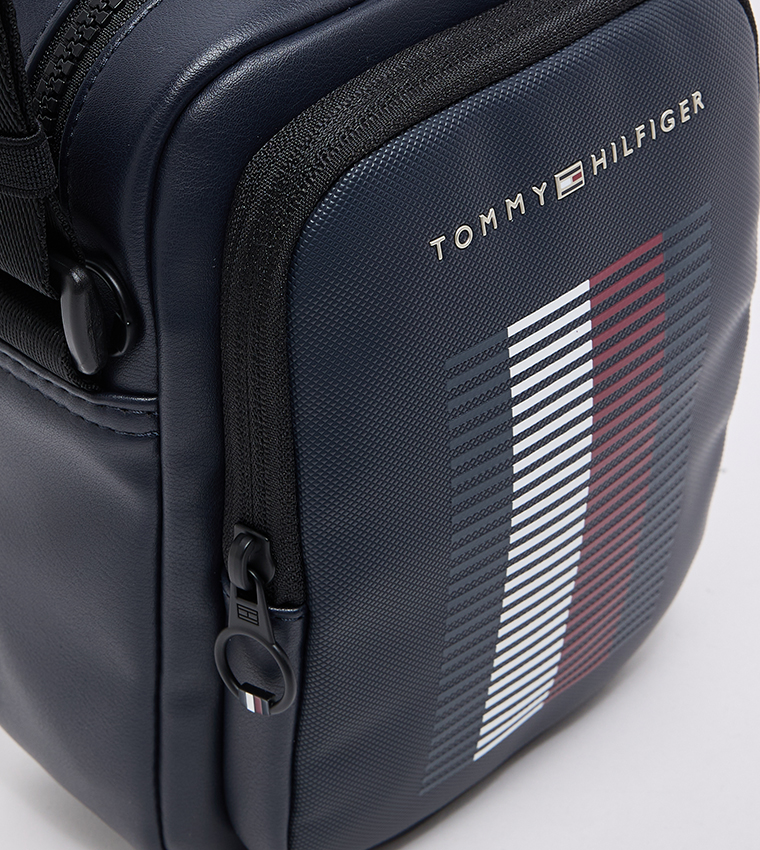 Logo Detail Reporter Bag