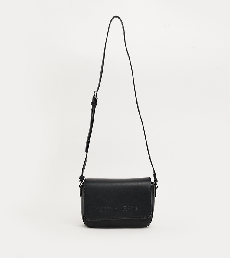 Monotype Detail Crossbody Bag