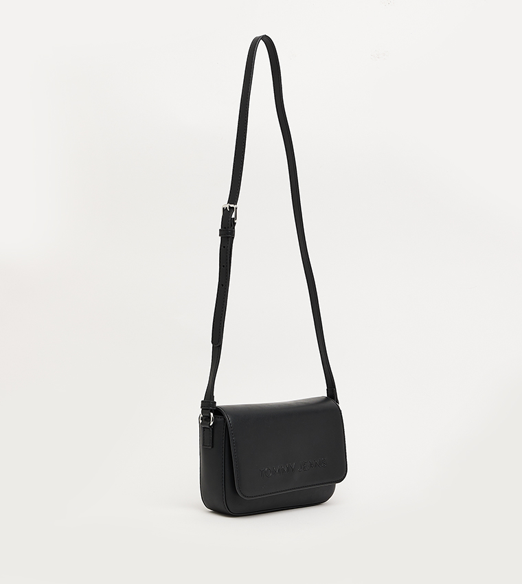 Monotype Detail Crossbody Bag