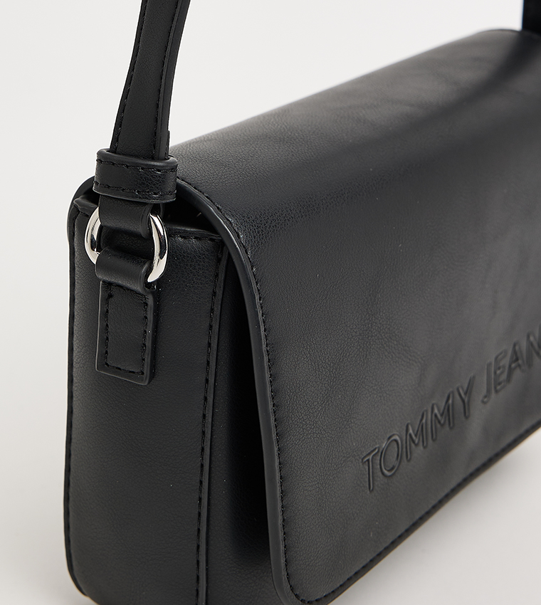 Monotype Detail Crossbody Bag