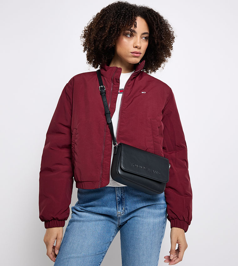Monotype Detail Crossbody Bag