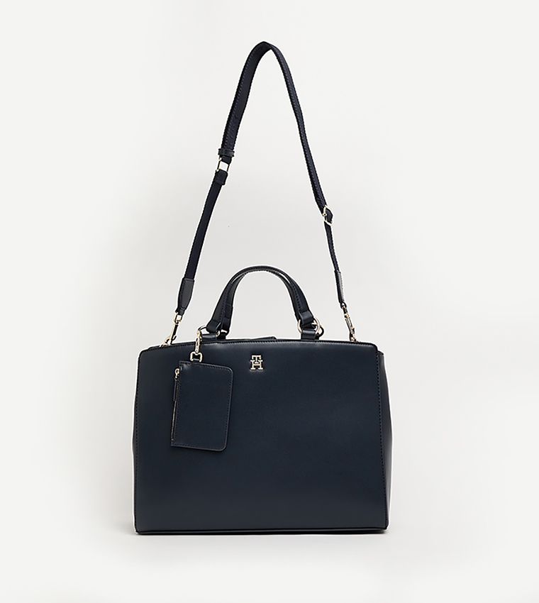 Monogram Detail Tote Bag