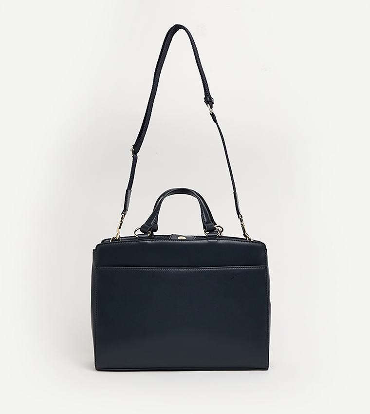 Monogram Detail Tote Bag