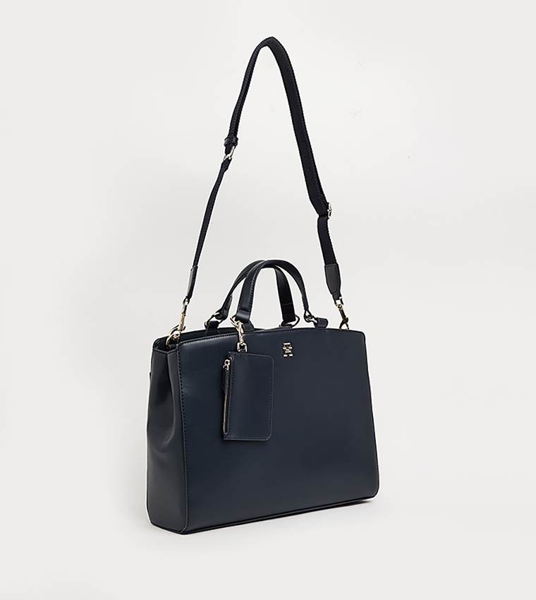 Monogram Detail Tote Bag
