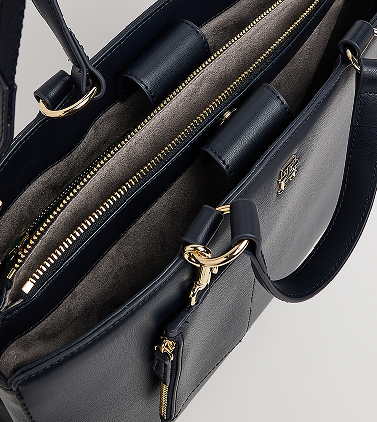 Monogram Detail Tote Bag