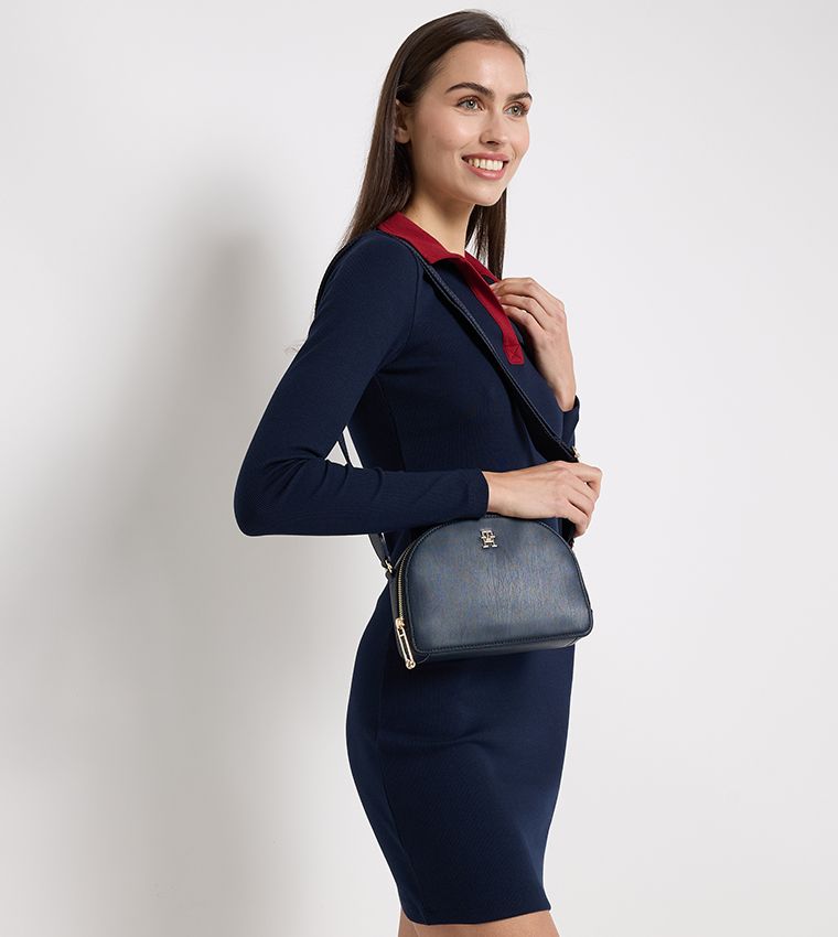 Monogram Detail Shoulder Bag