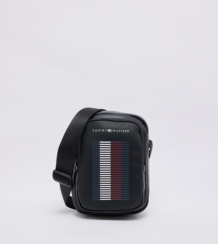 Logo Detail Reporter Bag