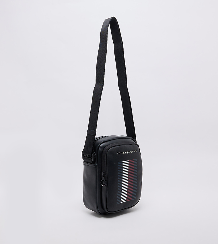 Logo Detail Reporter Bag