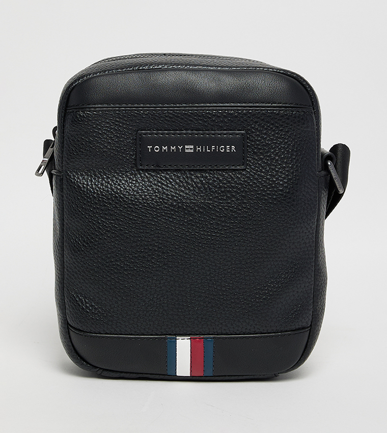 Logo Detail Reporter Bag