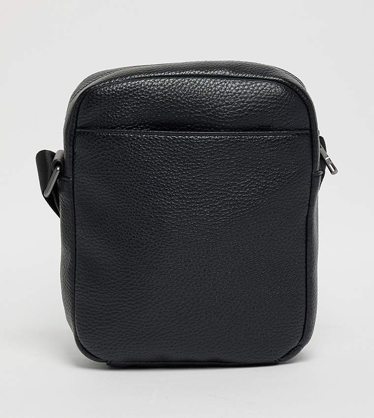 Logo Detail Reporter Bag