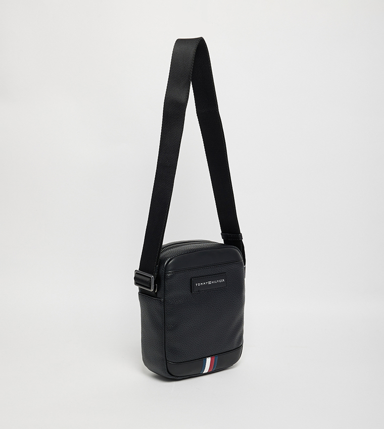 Logo Detail Reporter Bag