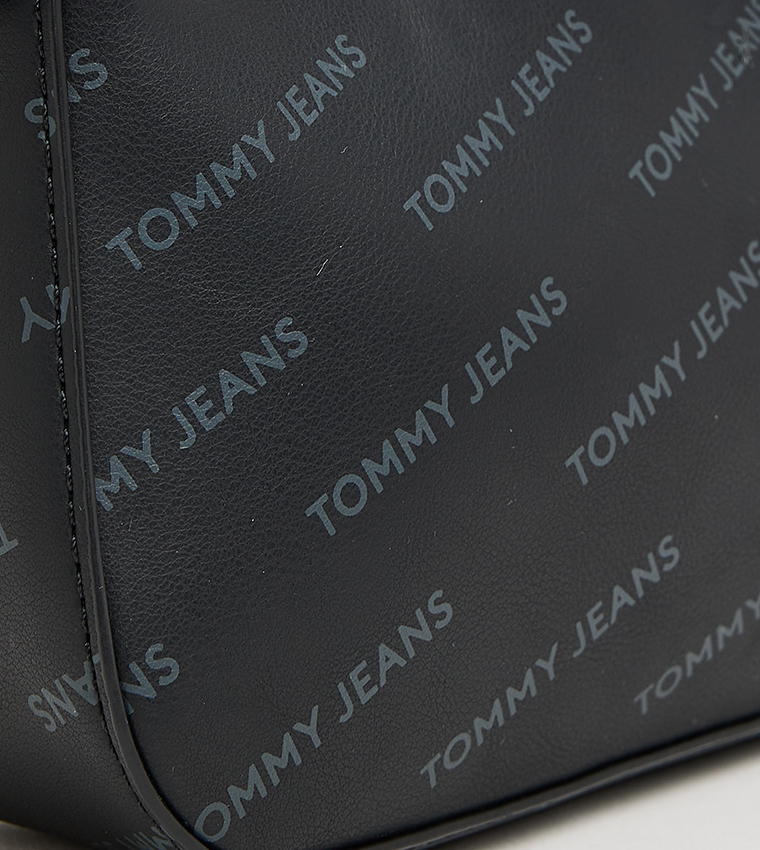 Monotype Printed Shoulder Bag