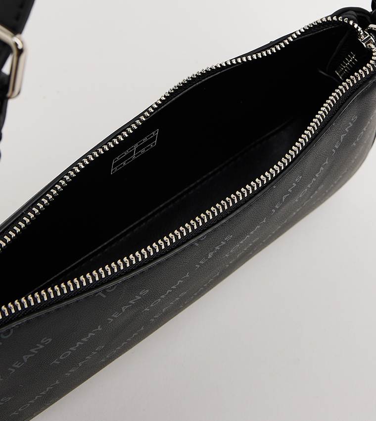 Monotype Printed Shoulder Bag