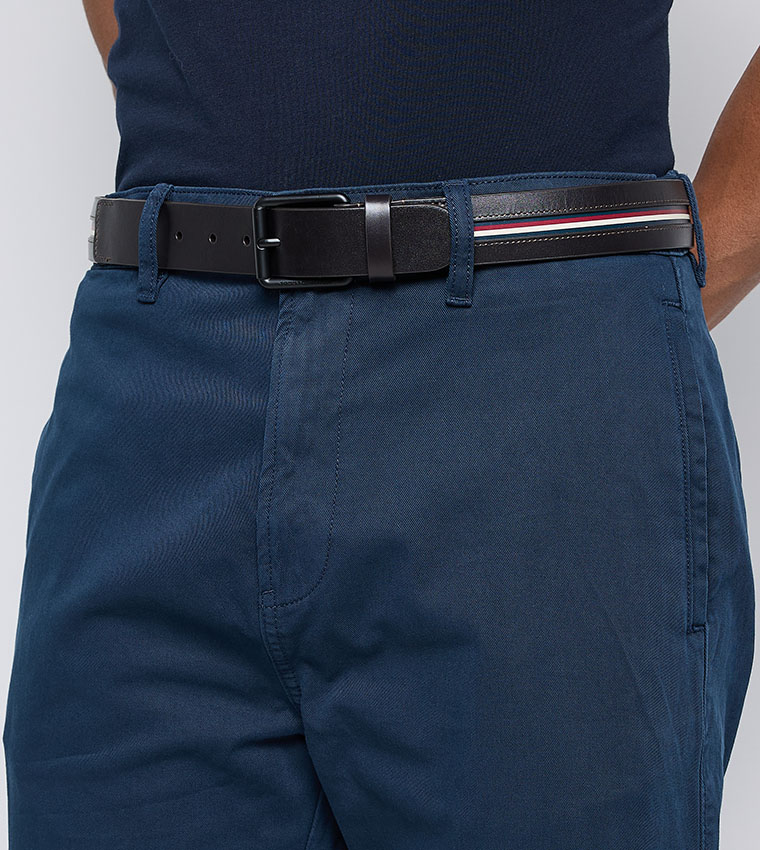 Flag Detail Buckle Belt
