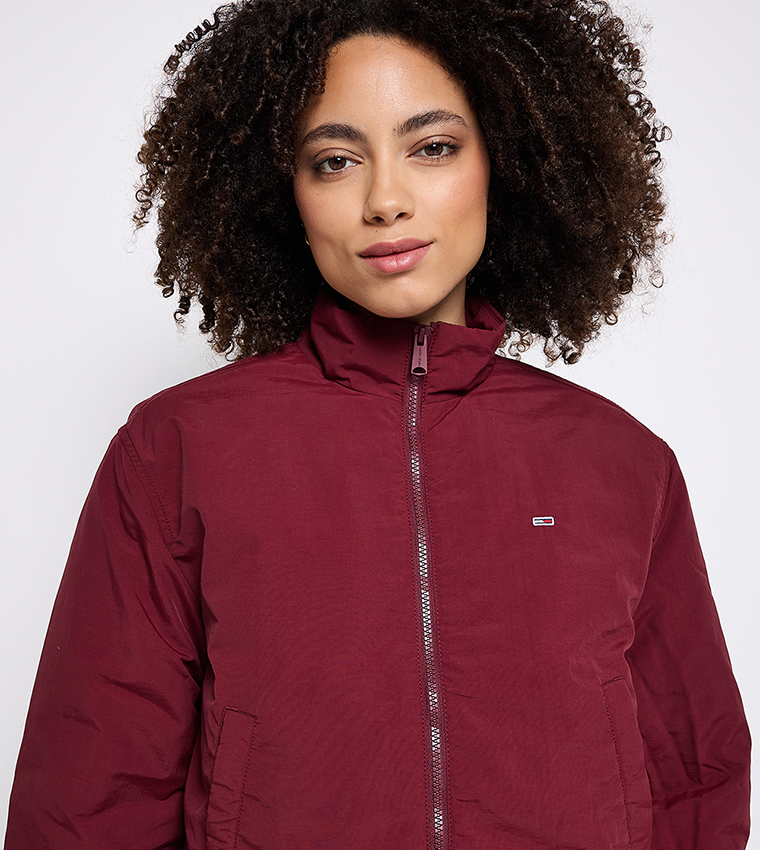 Essential Flag Detail Bomber Jacket