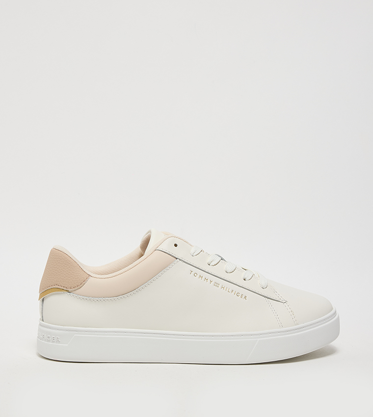 Textured Low-Top Sneakers