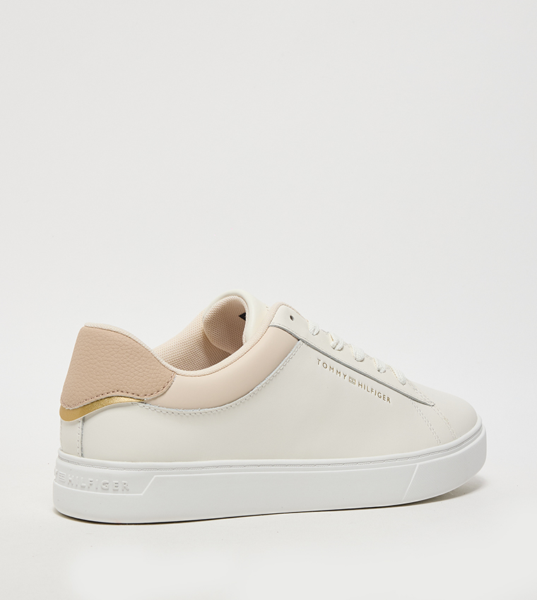 Textured Low-Top Sneakers