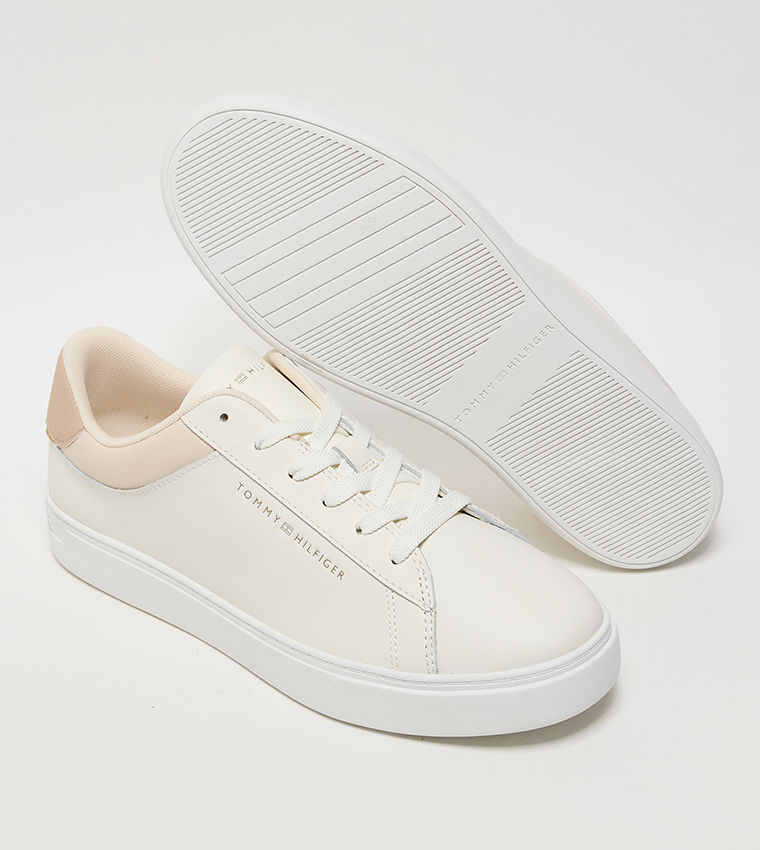 Textured Low-Top Sneakers