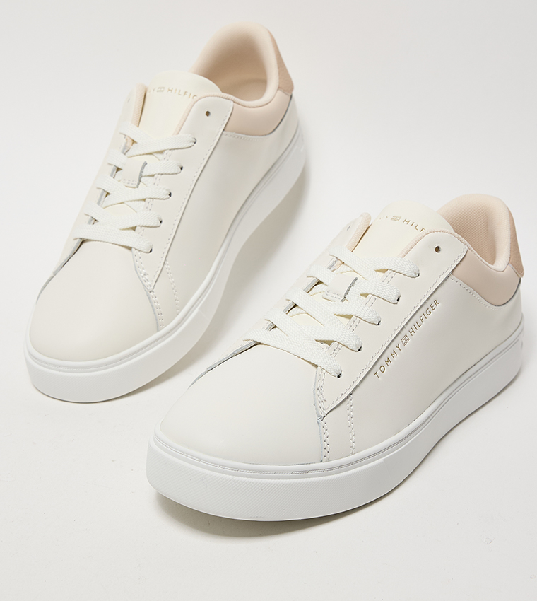 Textured Low-Top Sneakers