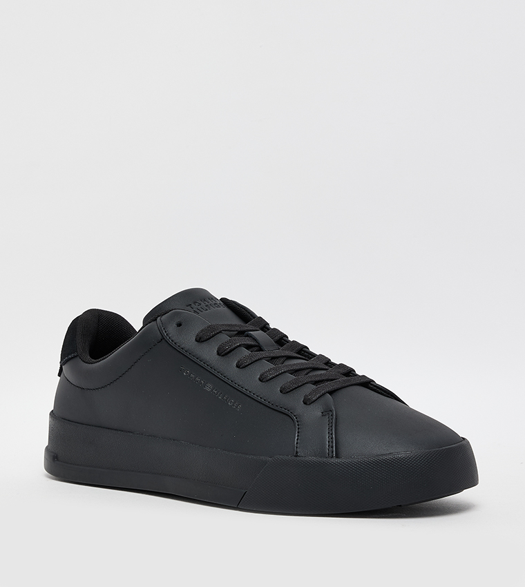 Logo Detail Lace-Up Sneakers