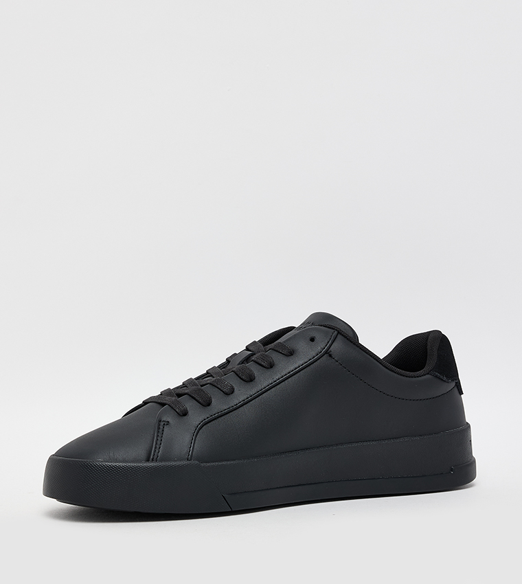 Logo Detail Lace-Up Sneakers