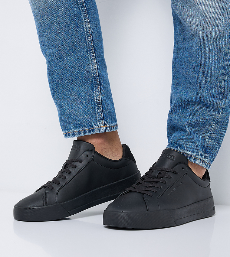 Logo Detail Lace-Up Sneakers