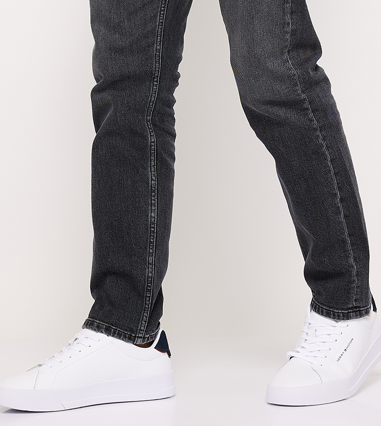 Logo Detail Lace Up Sneakers