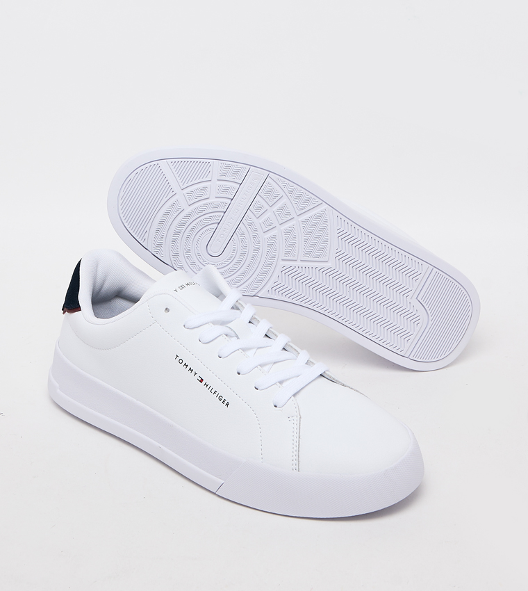 Logo Detail Lace Up Sneakers