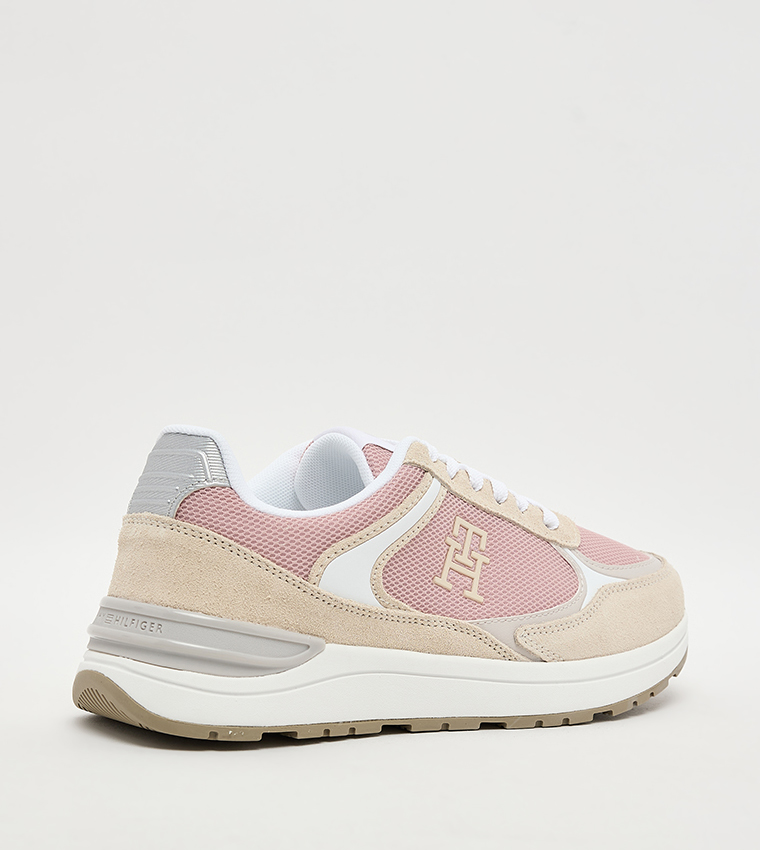 Logo Detail Lace-Up Sneakers