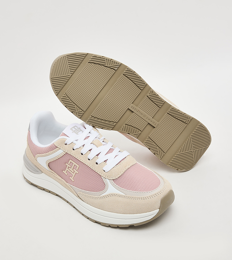 Logo Detail Lace-Up Sneakers