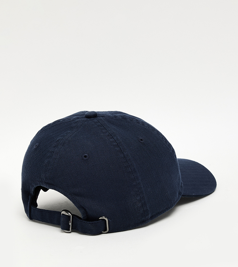 Herringbone Logo Detail Baseball Cap