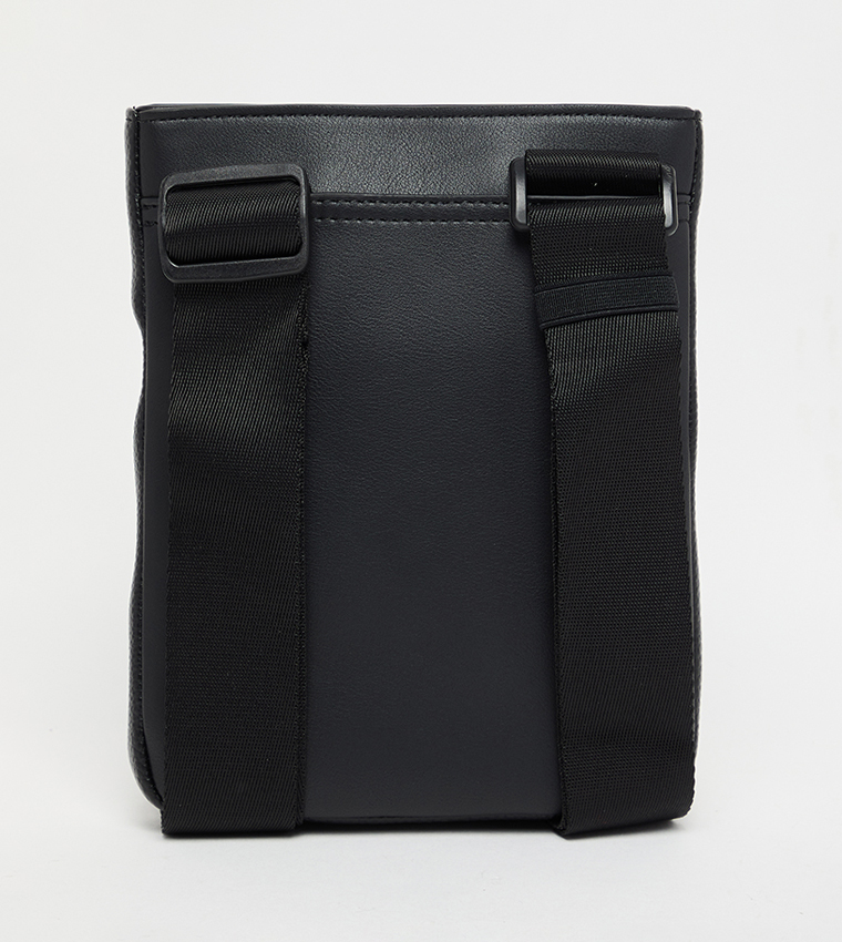 Logo Detail Zippered Crossbody Bag