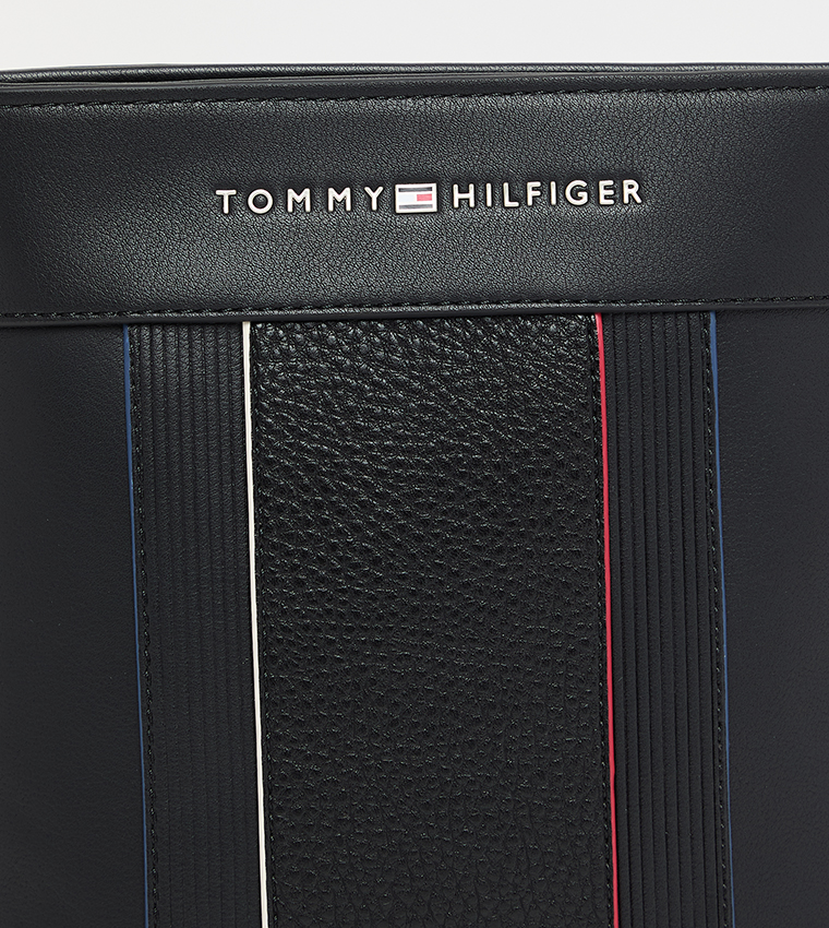 Logo Detail Zippered Crossbody Bag