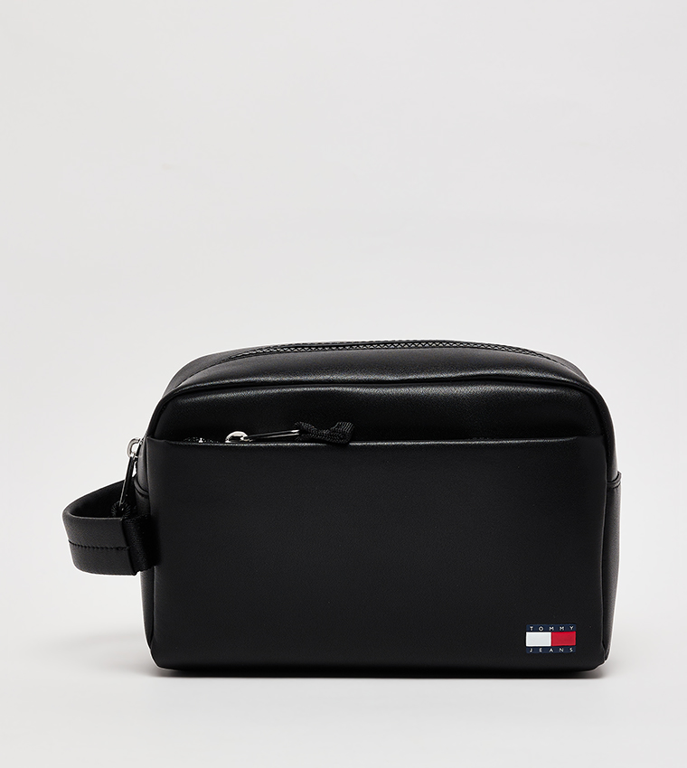 Logo Flag Zippered Toiletry Bag