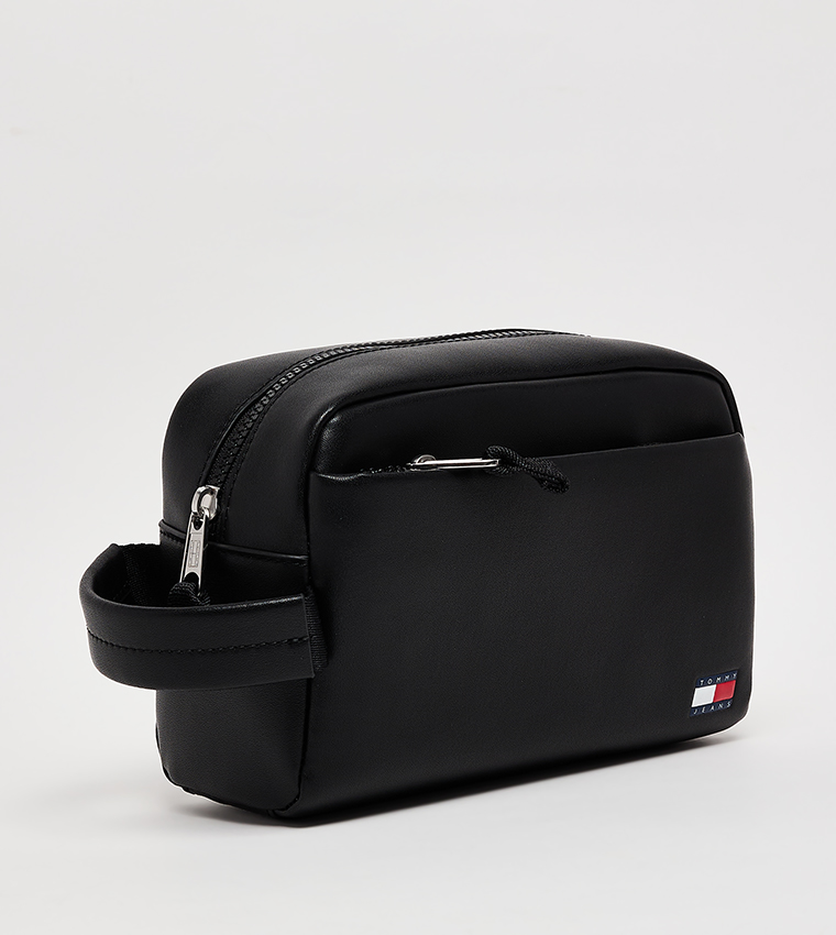 Logo Flag Zippered Toiletry Bag
