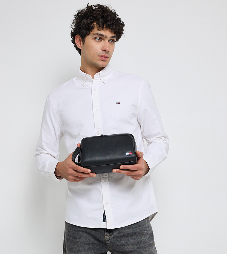 Logo Flag Zippered Toiletry Bag