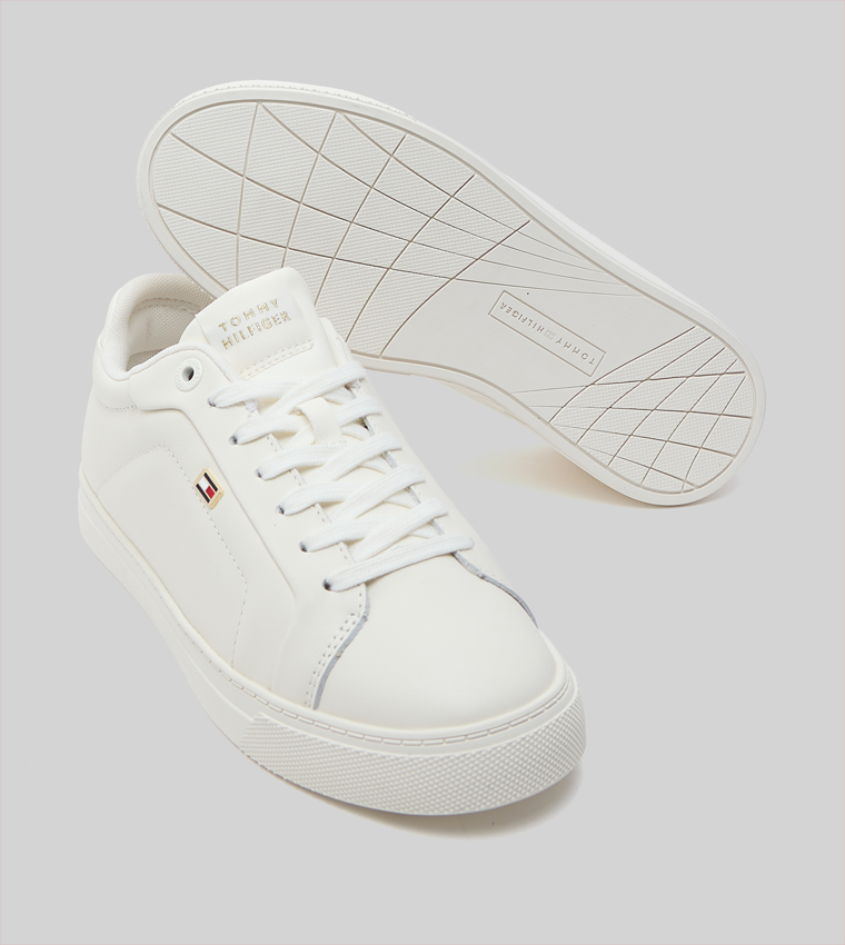 Logo Detail Lace-Up Sneakers