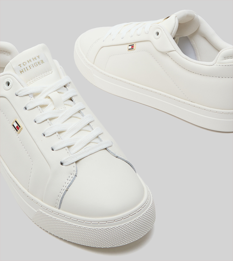Logo Detail Lace-Up Sneakers