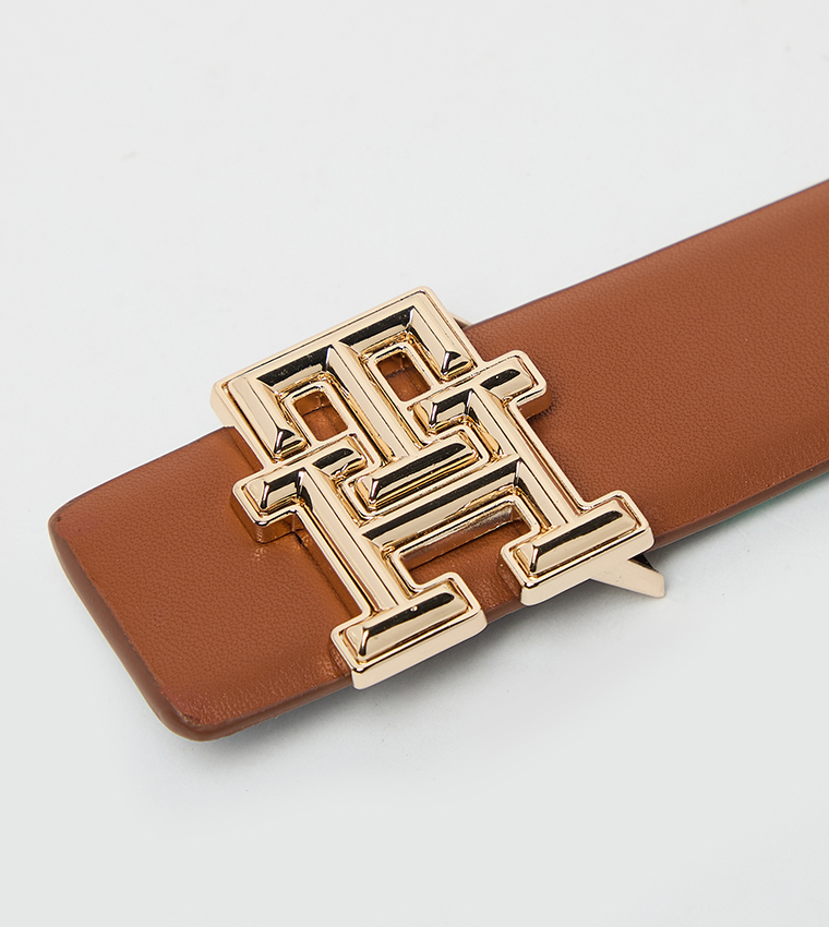 Monogram Detail Reversible Belt