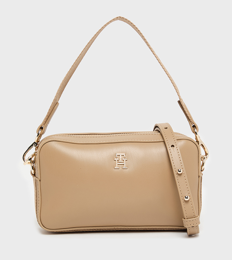Monogram Detail Shoulder Bag with Sling