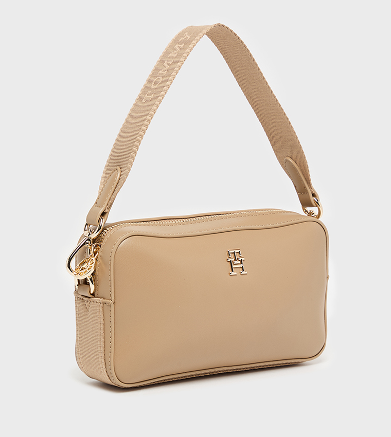 Monogram Detail Shoulder Bag with Sling