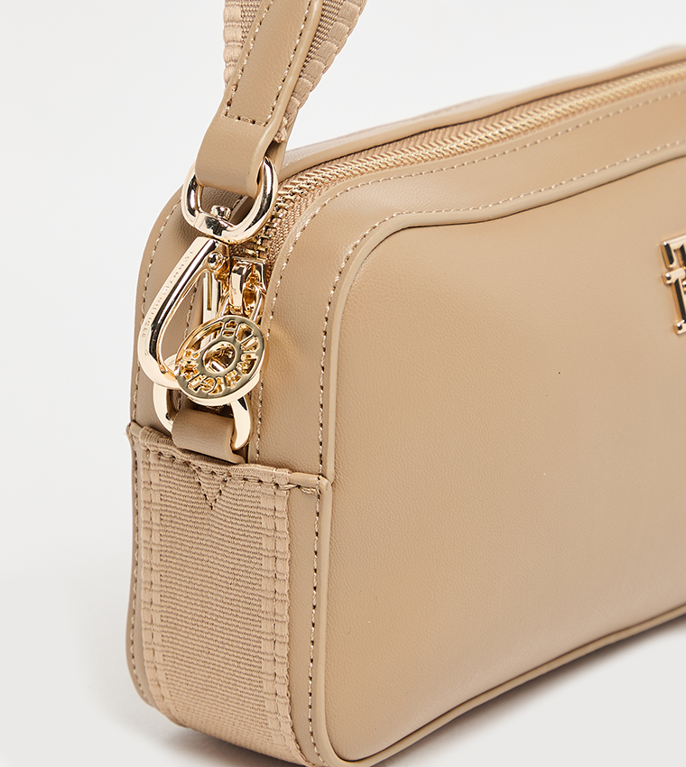 Monogram Detail Shoulder Bag with Sling