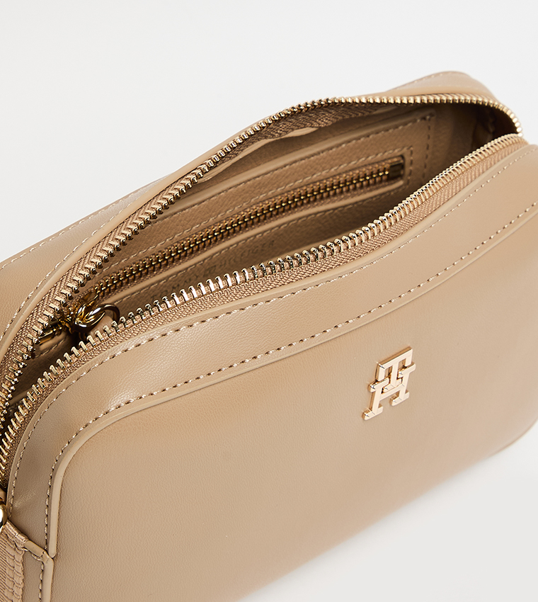 Monogram Detail Shoulder Bag with Sling