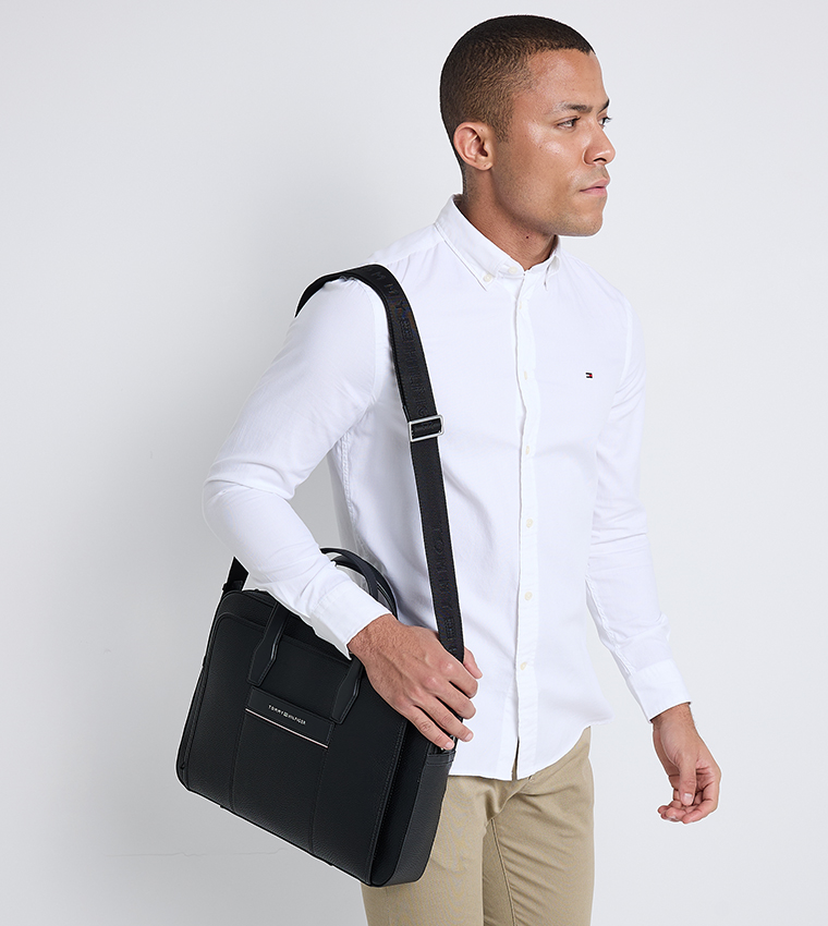 Logo Detail Laptop Bag