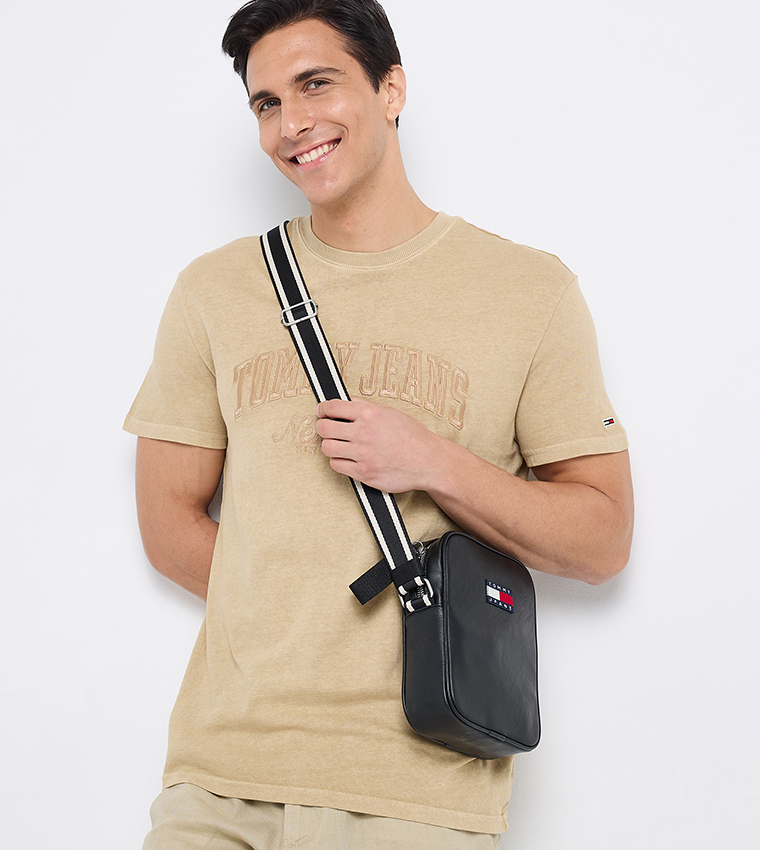 City Contrast Strap Reporter Bag