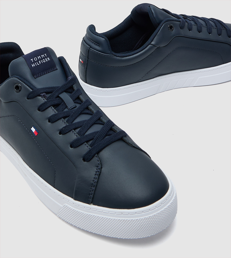 Logo Detail Lace-Up Sneakers