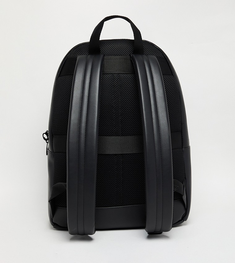 Logo Detail Zippered Backpack