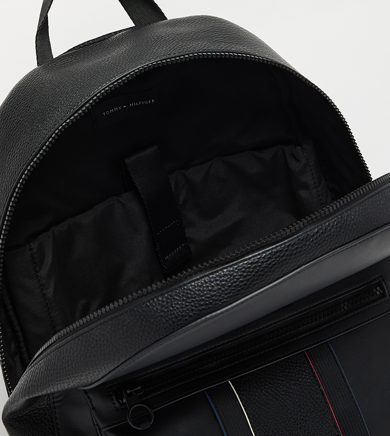 Logo Detail Zippered Backpack