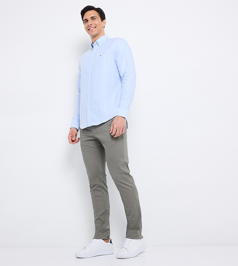 Mid Rise Straight Fit Chinos